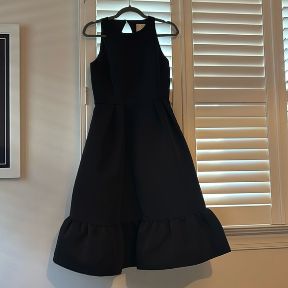 Black Kate Spade Midi Dress- size 2 - Picture 1 of 5